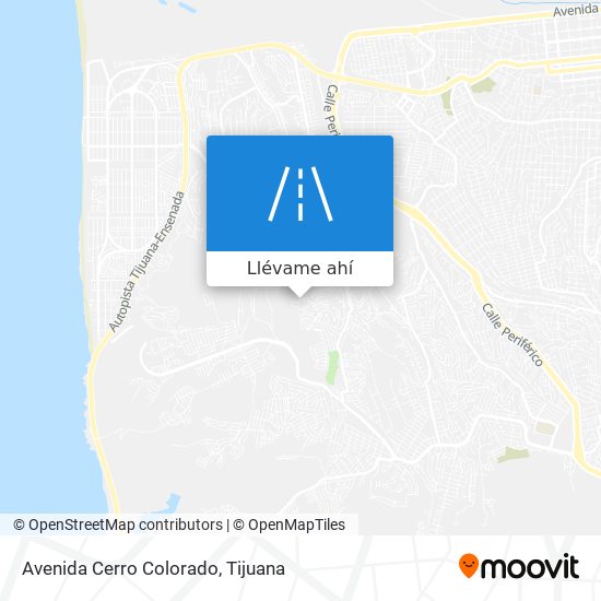Mapa de Avenida Cerro Colorado