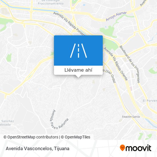 Mapa de Avenida Vasconcelos