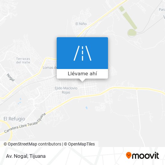 Mapa de Av. Nogal