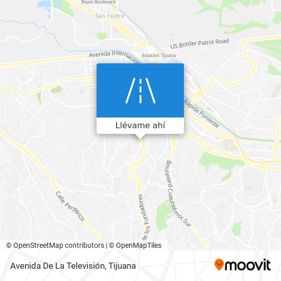 Mapa de Avenida De La Televisión