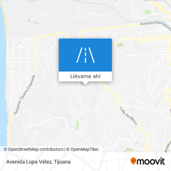 Mapa de Avenida Lupe Vélez