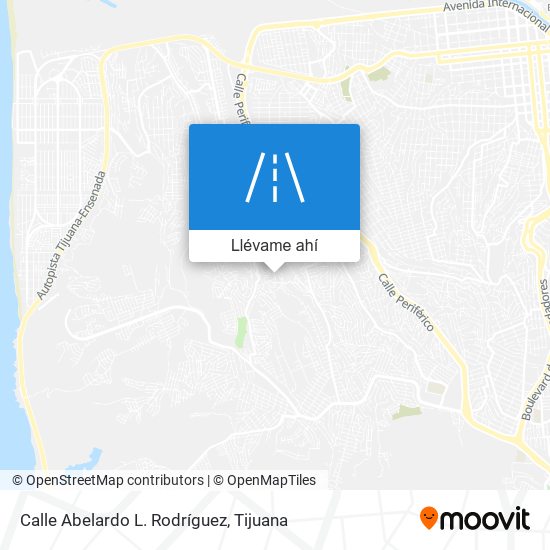 Mapa de Calle Abelardo L. Rodríguez
