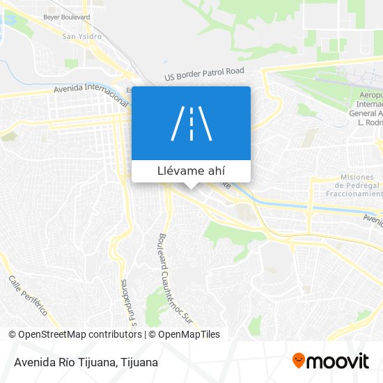 Mapa de Avenida Río Tijuana