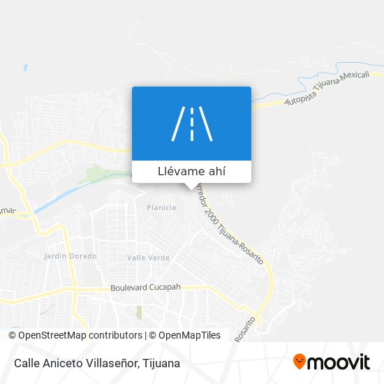 Mapa de Calle Aniceto Villaseñor