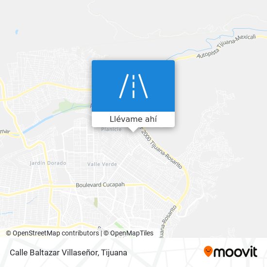 Mapa de Calle Baltazar Villaseñor