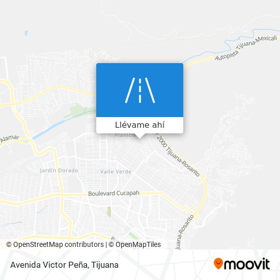 Mapa de Avenida Victor Peña