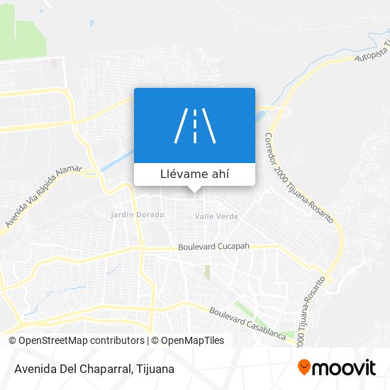 Mapa de Avenida Del Chaparral