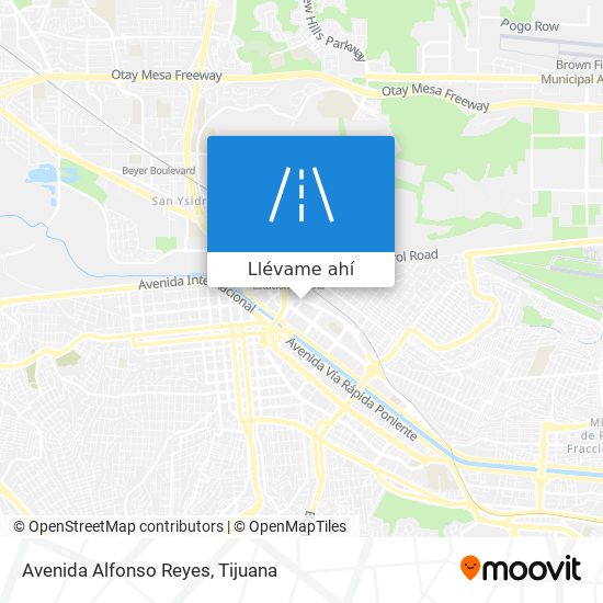 Mapa de Avenida Alfonso Reyes