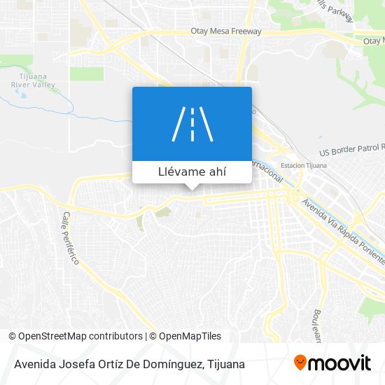 Mapa de Avenida Josefa Ortíz De Domínguez