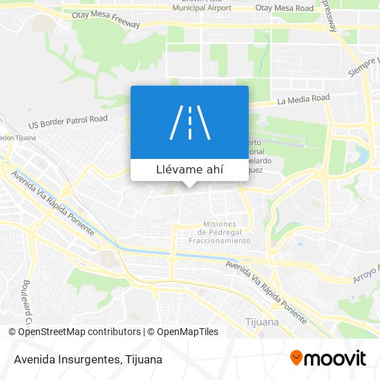 Mapa de Avenida Insurgentes