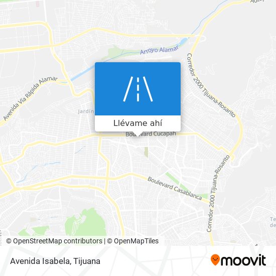 Mapa de Avenida Isabela