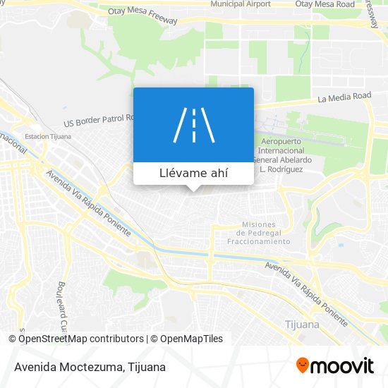 Mapa de Avenida Moctezuma