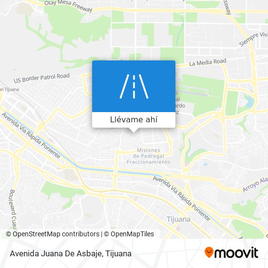 Mapa de Avenida Juana De Asbaje