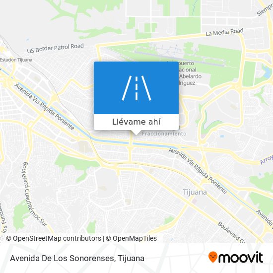 Mapa de Avenida De Los Sonorenses