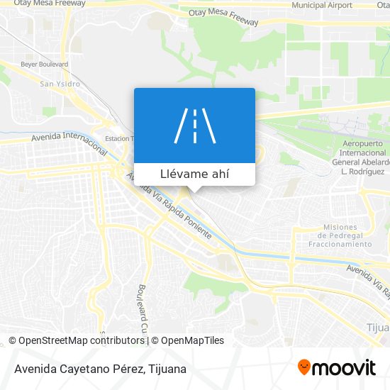Cómo llegar a Avenida Cayetano Pérez en Tijuana en Autobús?