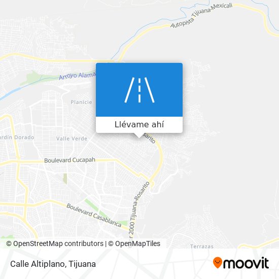 Mapa de Calle Altiplano