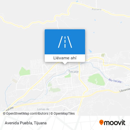 Mapa de Avenida Puebla