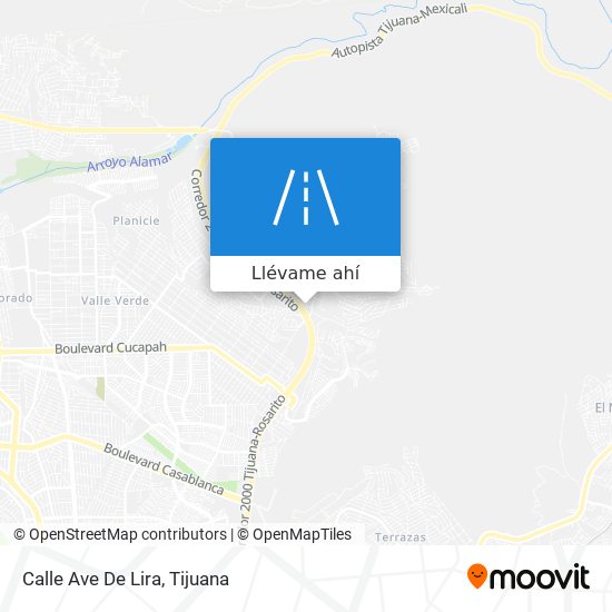 Mapa de Calle Ave De Lira