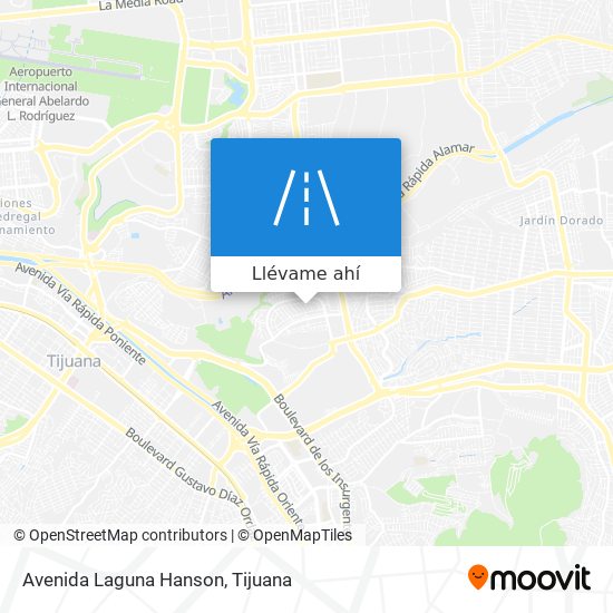 Mapa de Avenida Laguna Hanson