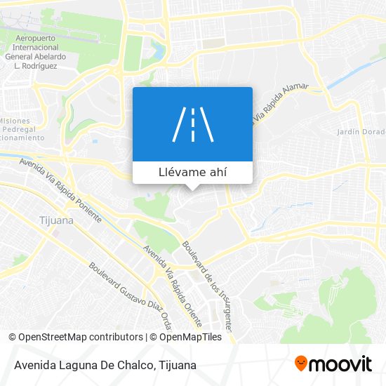 Mapa de Avenida Laguna De Chalco