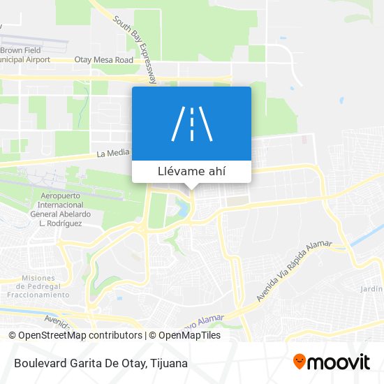 Mapa de Boulevard Garita De Otay