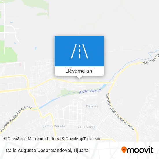Mapa de Calle Augusto Cesar Sandoval