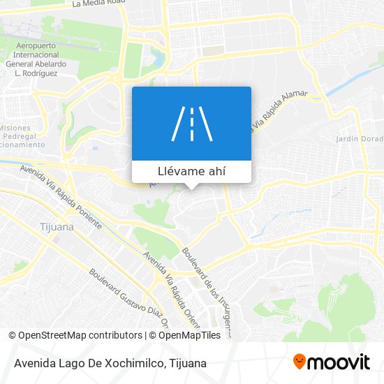 Mapa de Avenida Lago De Xochimilco
