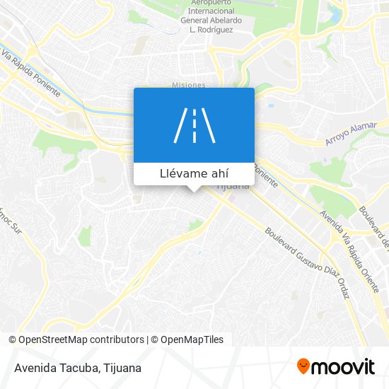 Mapa de Avenida Tacuba