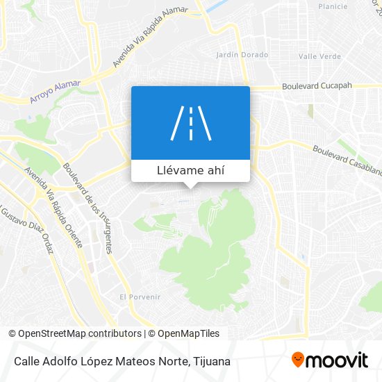 Mapa de Calle Adolfo López Mateos Norte