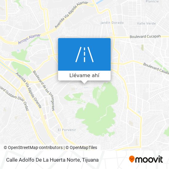 Mapa de Calle Adolfo De La Huerta Norte