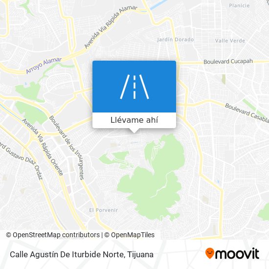 Mapa de Calle Agustín De Iturbide Norte