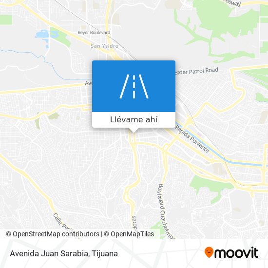 Mapa de Avenida Juan Sarabia