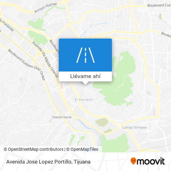 Mapa de Avenida Jose Lopez Portillo