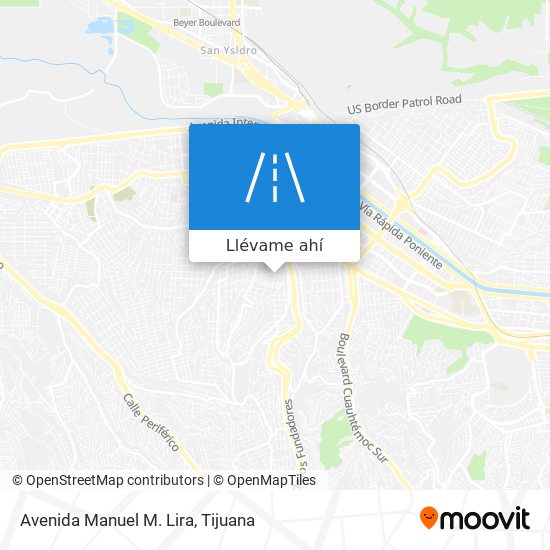 Mapa de Avenida Manuel M. Lira