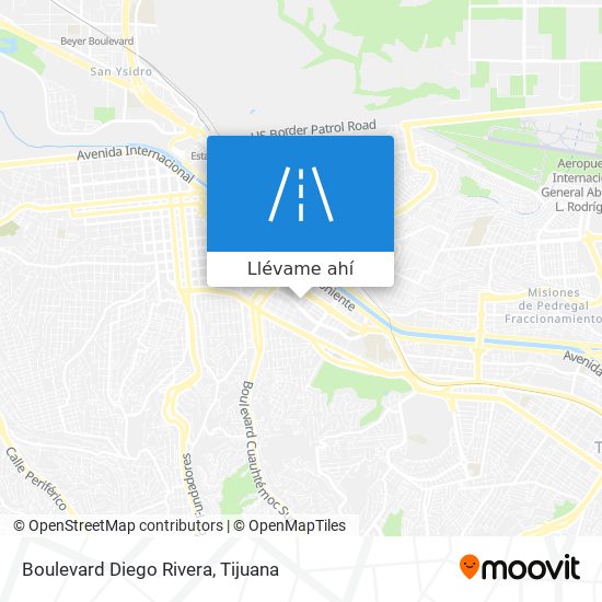 Mapa de Boulevard Diego Rivera