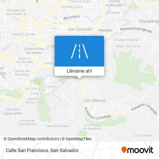 Mapa de Calle San Francisco