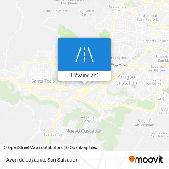 Mapa de Avenida Jayaque