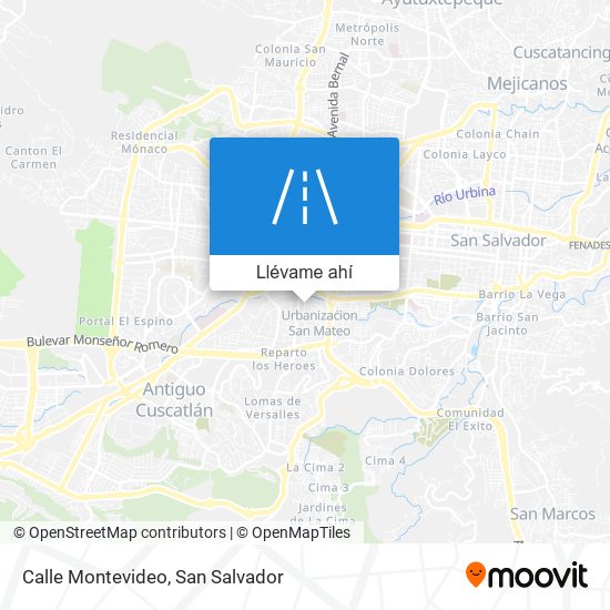 Mapa de Calle Montevideo