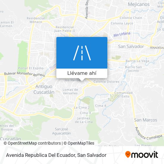 Mapa de Avenida Republica Del Ecuador