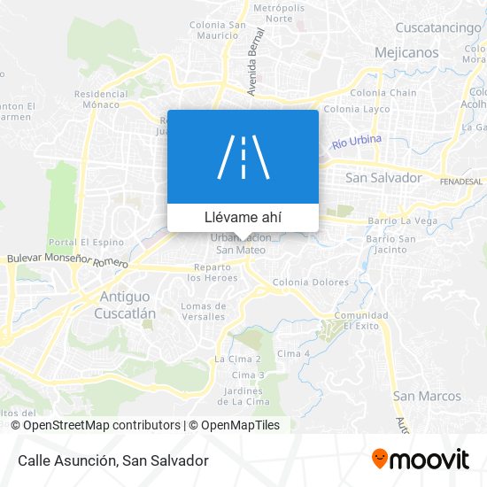 Mapa de Calle Asunción