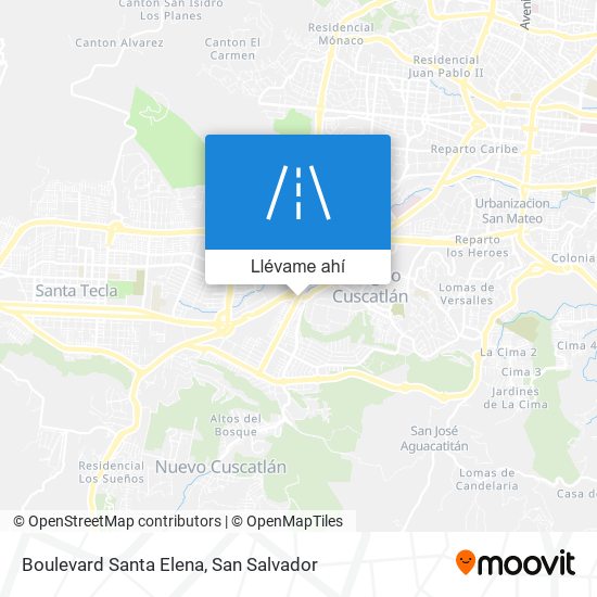 Mapa de Boulevard Santa Elena
