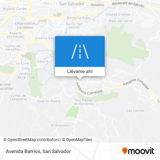 Mapa de Avenida Barrios