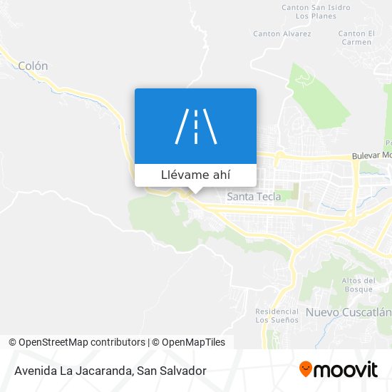 Mapa de Avenida La Jacaranda