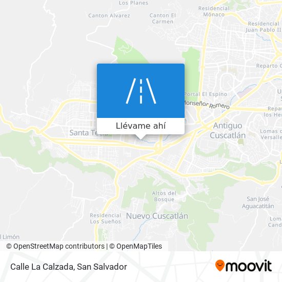 Mapa de Calle La Calzada