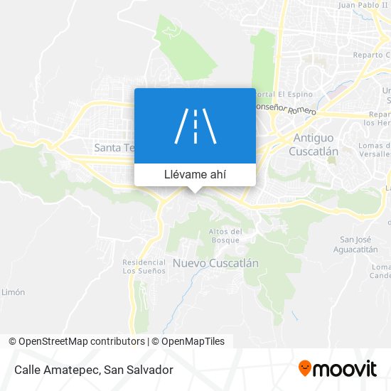 Mapa de Calle Amatepec