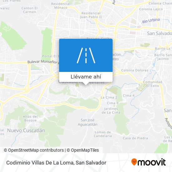 Mapa de Codiminio Villas De La Loma