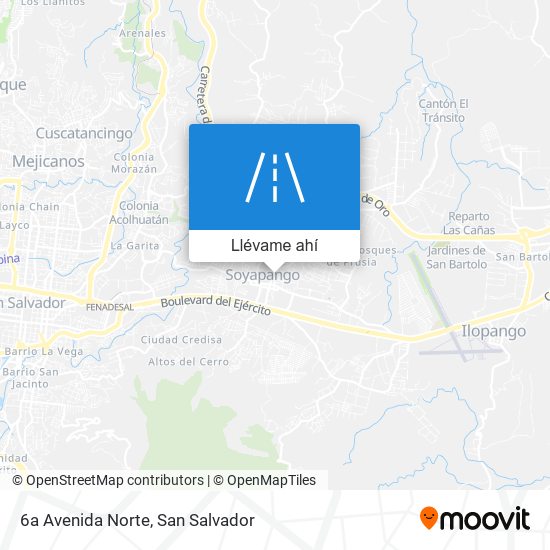 Mapa de 6a Avenida Norte