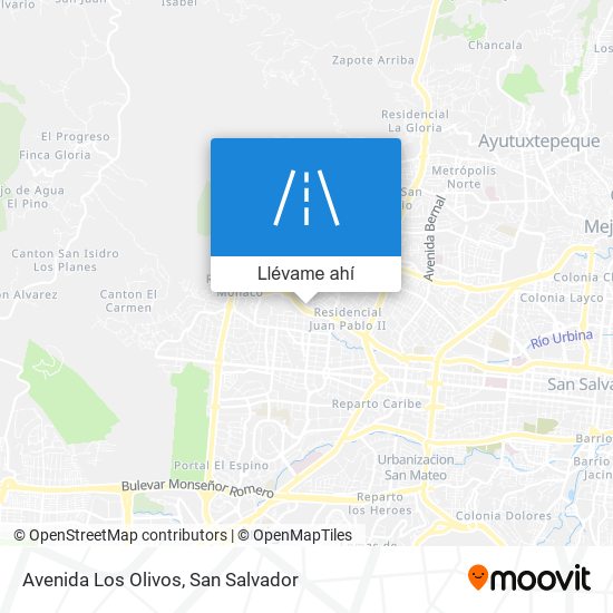 Mapa de Avenida Los Olivos