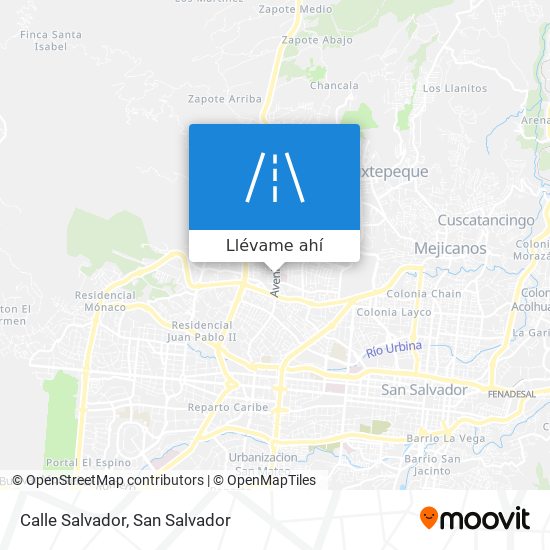 Mapa de Calle Salvador