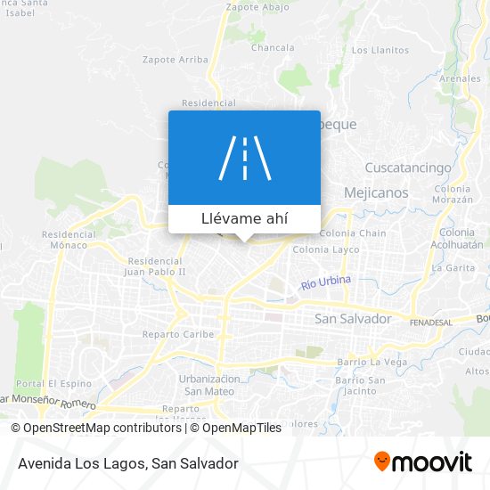 Mapa de Avenida Los Lagos
